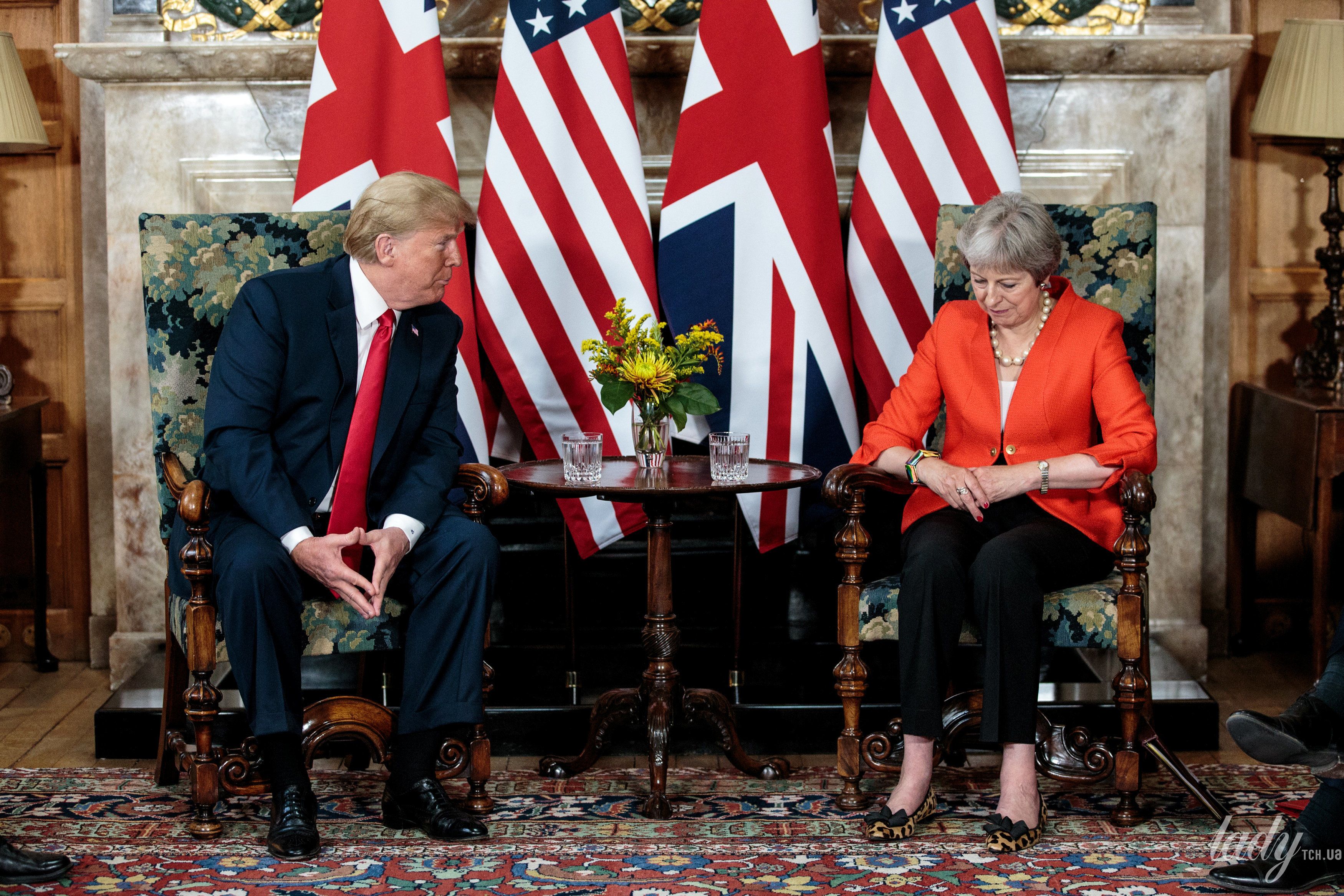 Тереза Мэй и Дональд Трамп_11