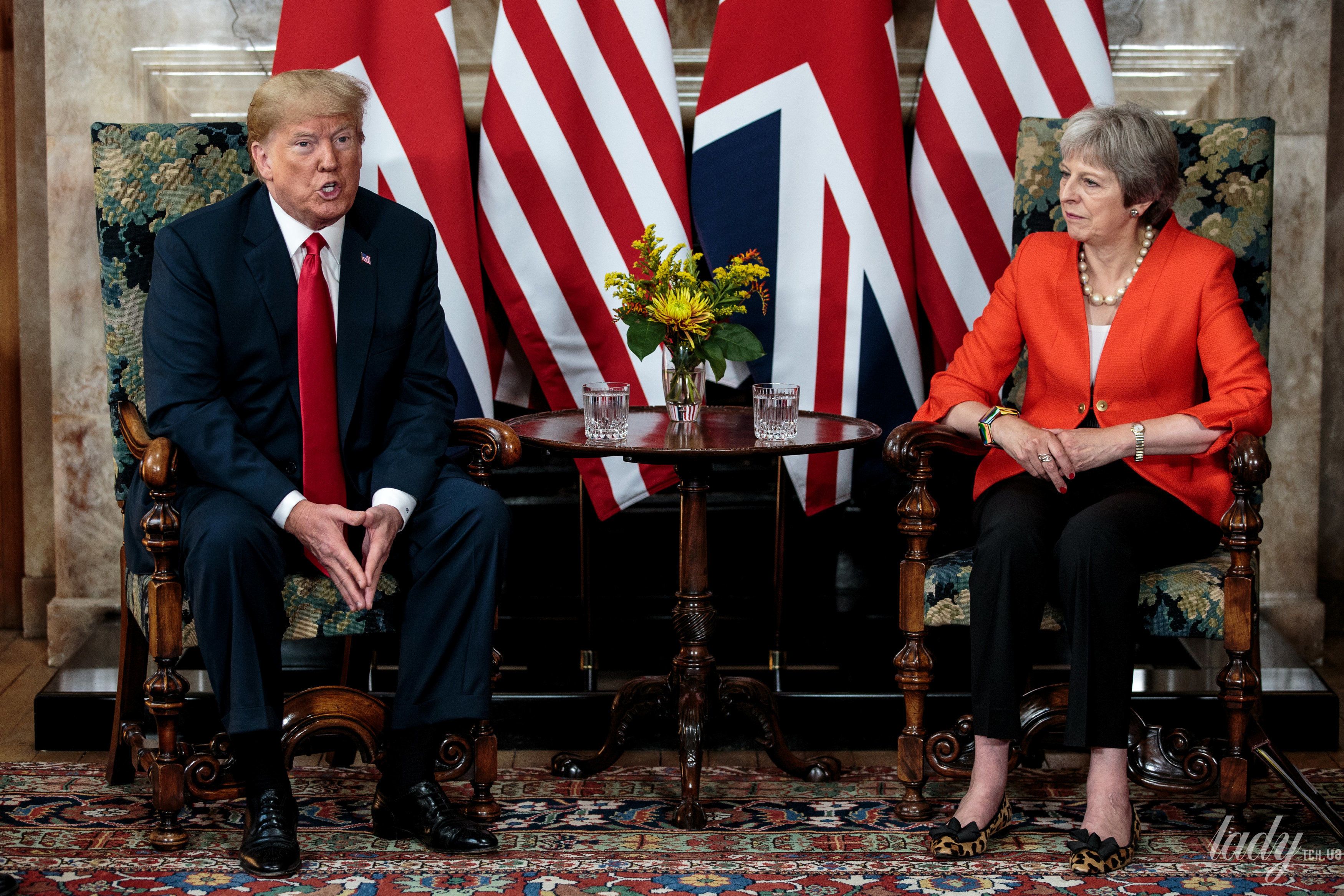 Тереза Мэй и Дональд Трамп_10