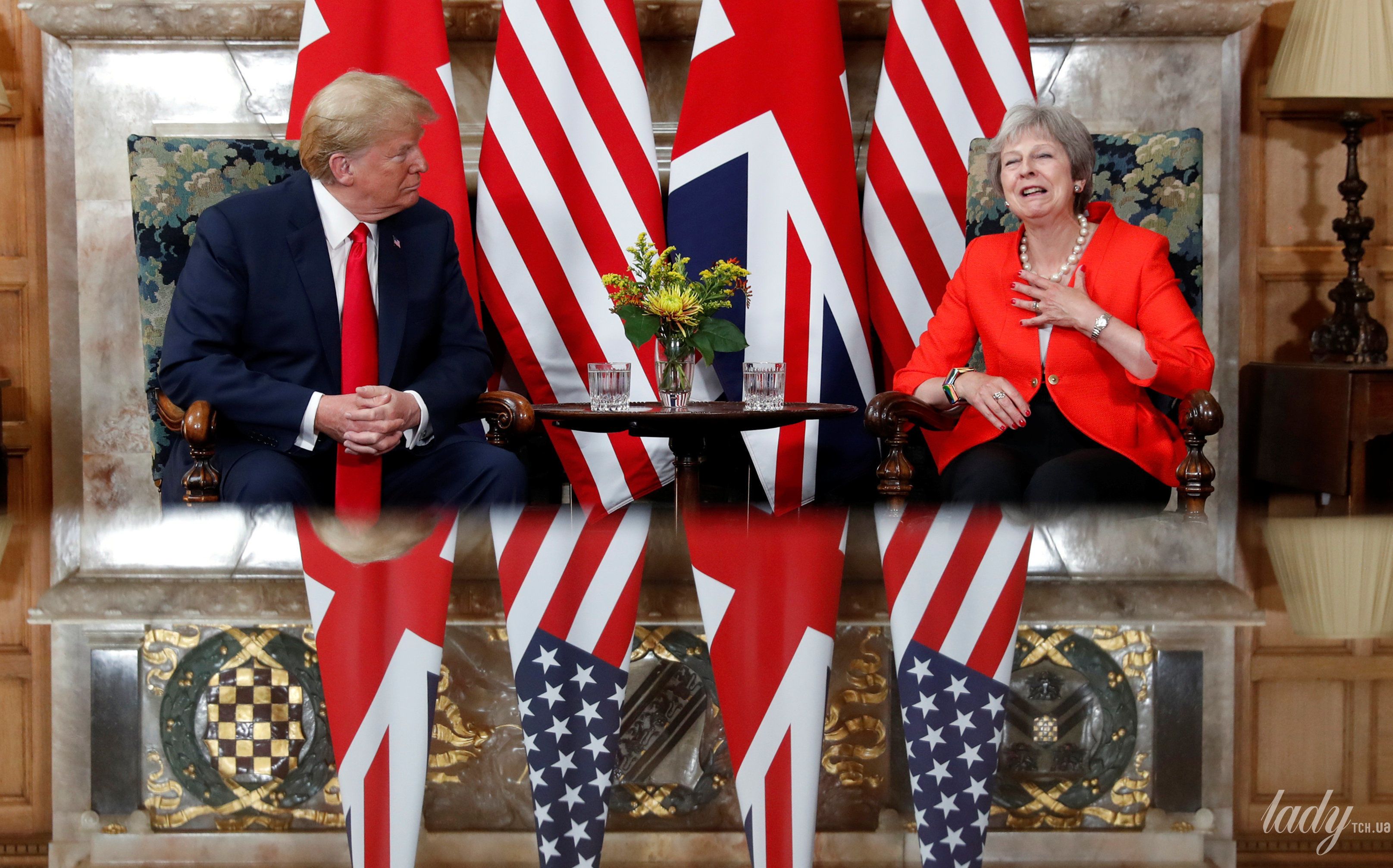 Тереза Мэй и Дональд Трамп_5