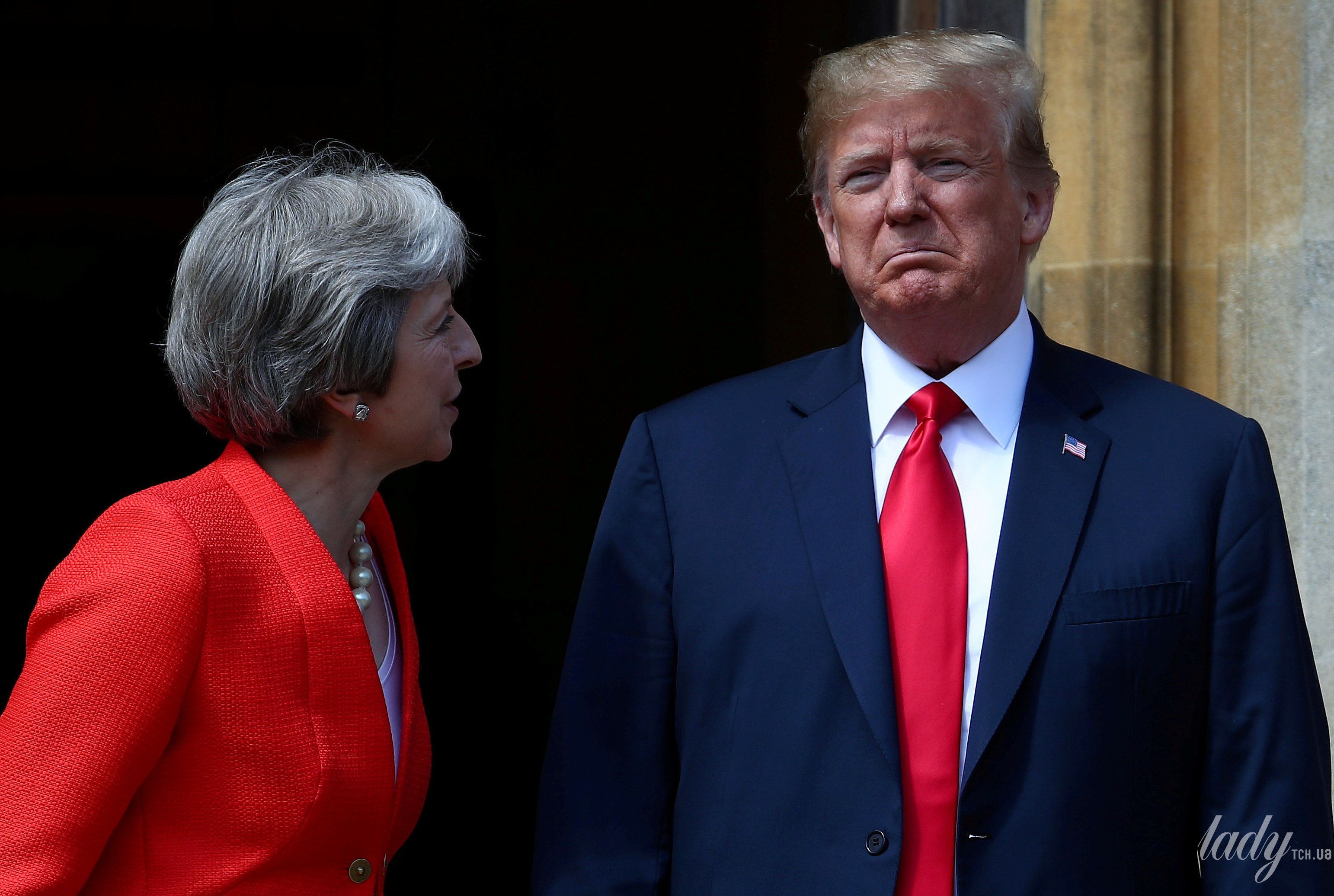 Тереза Мэй и Дональд Трамп_13
