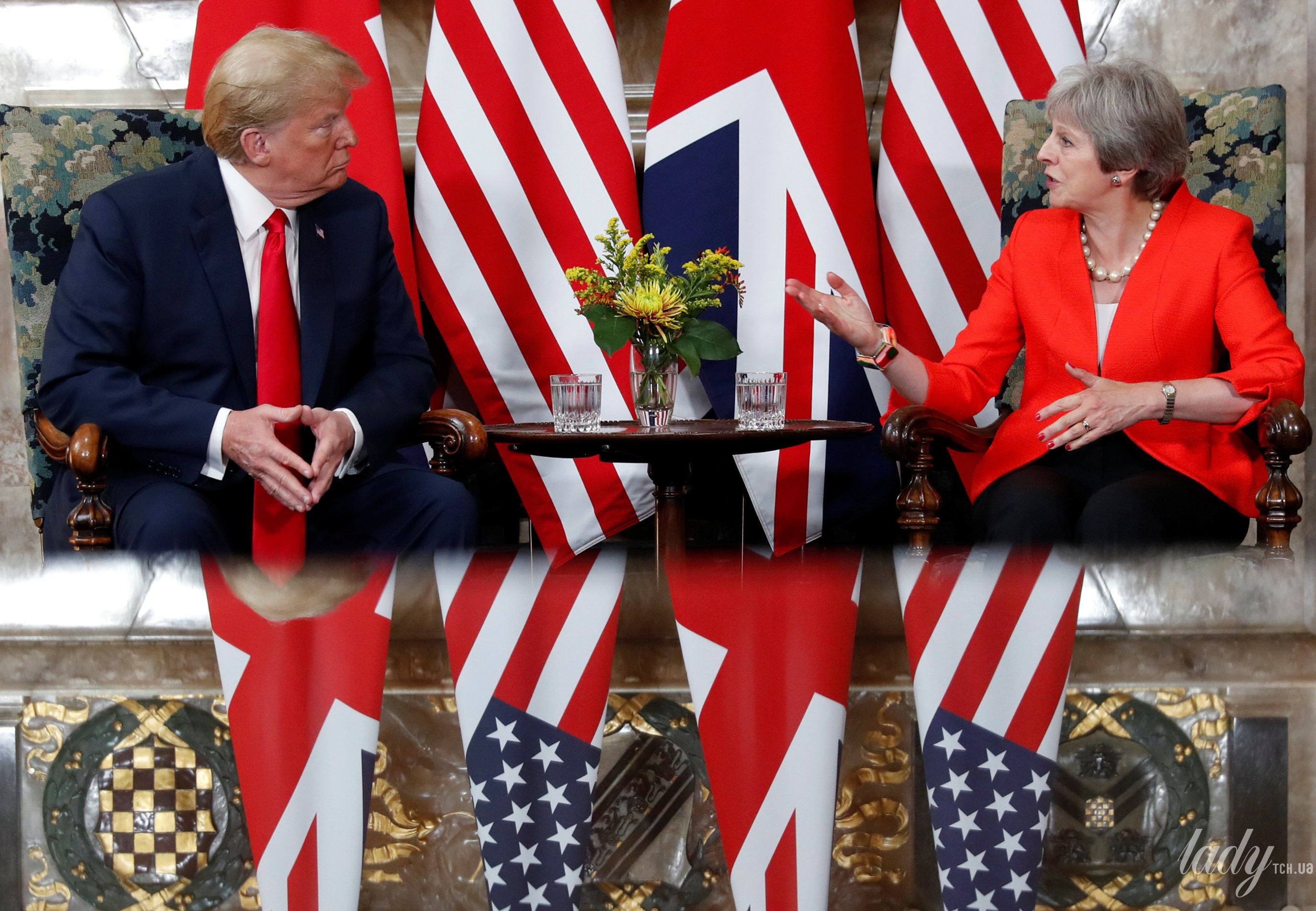 Тереза Мэй и Дональд Трамп_4