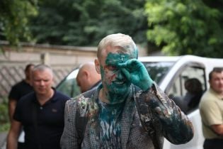 Шабунін після нападу із зеленкою поїхав до лікарні