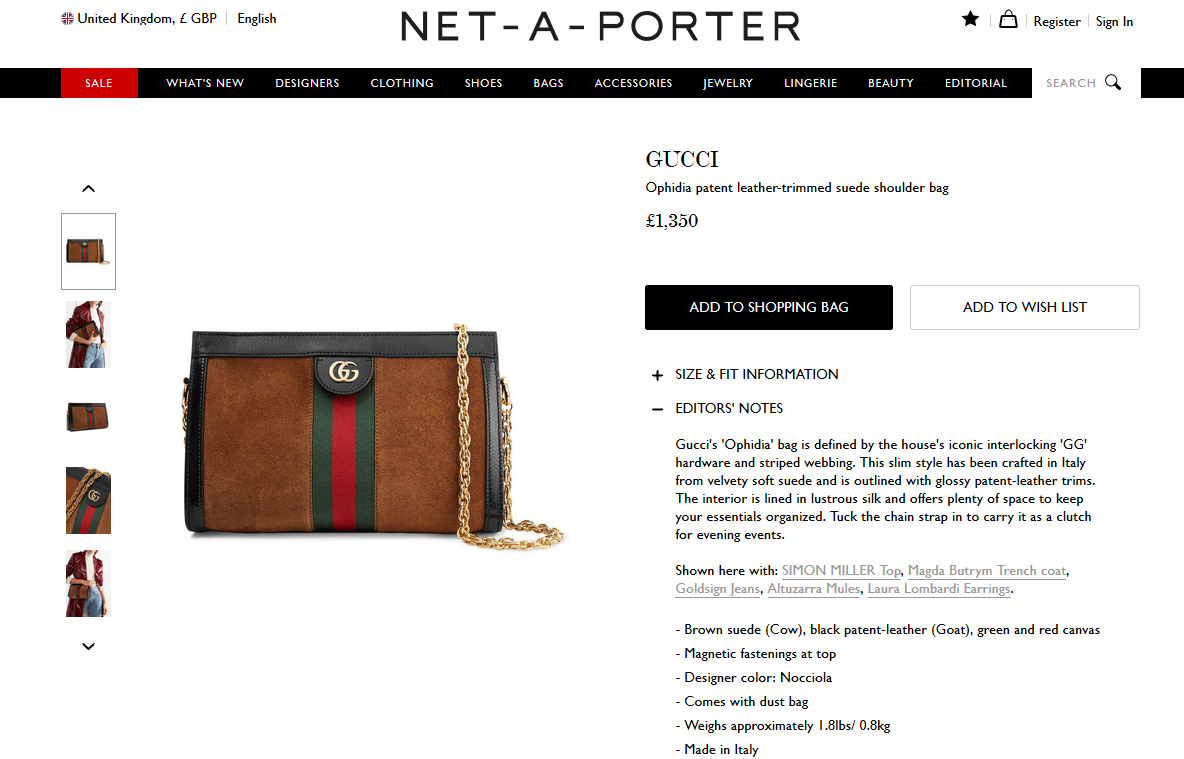 Клатч от Gucci