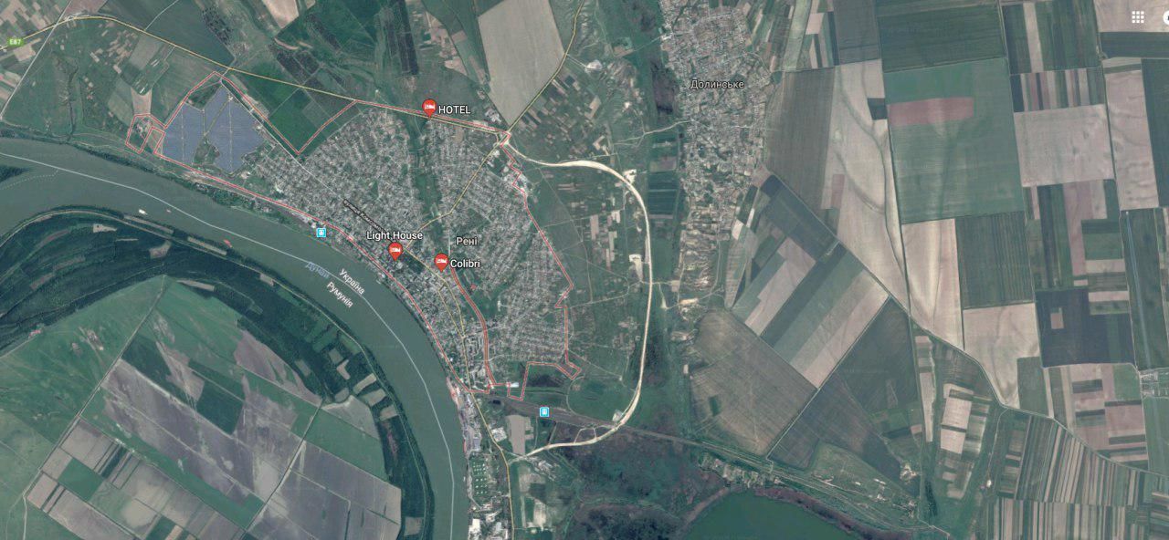 Рені на Google Maps