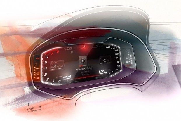 Seat, приладова нанель, приборная панель