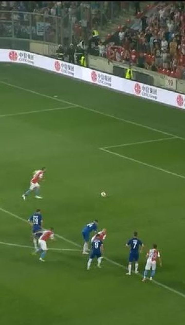 Славія – Динамо – 1:1. Відео голу Гушбауера