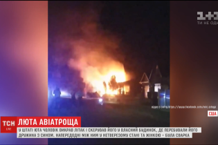 У США чоловік викрав літак та скерував його в будинок із дружиною