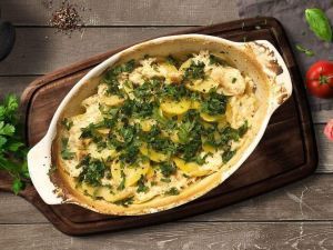 Ужин на двоих за 50 грн: картофельная запеканка с курицей