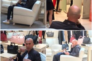 Коли чекаєш дівчину на шопінгу. Журналіст спіймав Зідана у магазині