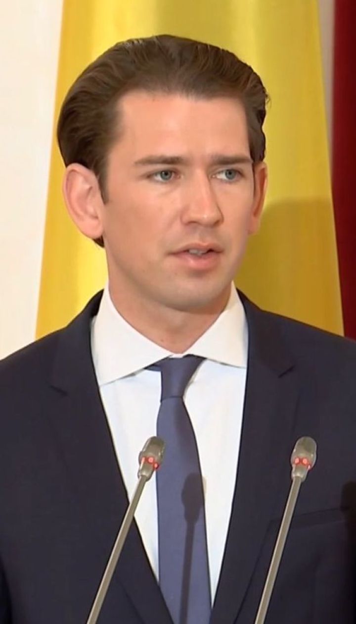Канцлер Австрії завітав до України та заявив про підтримку санкцій проти Росії