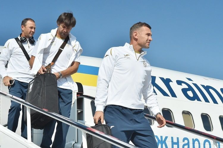 Приліт збірної України до Чехії