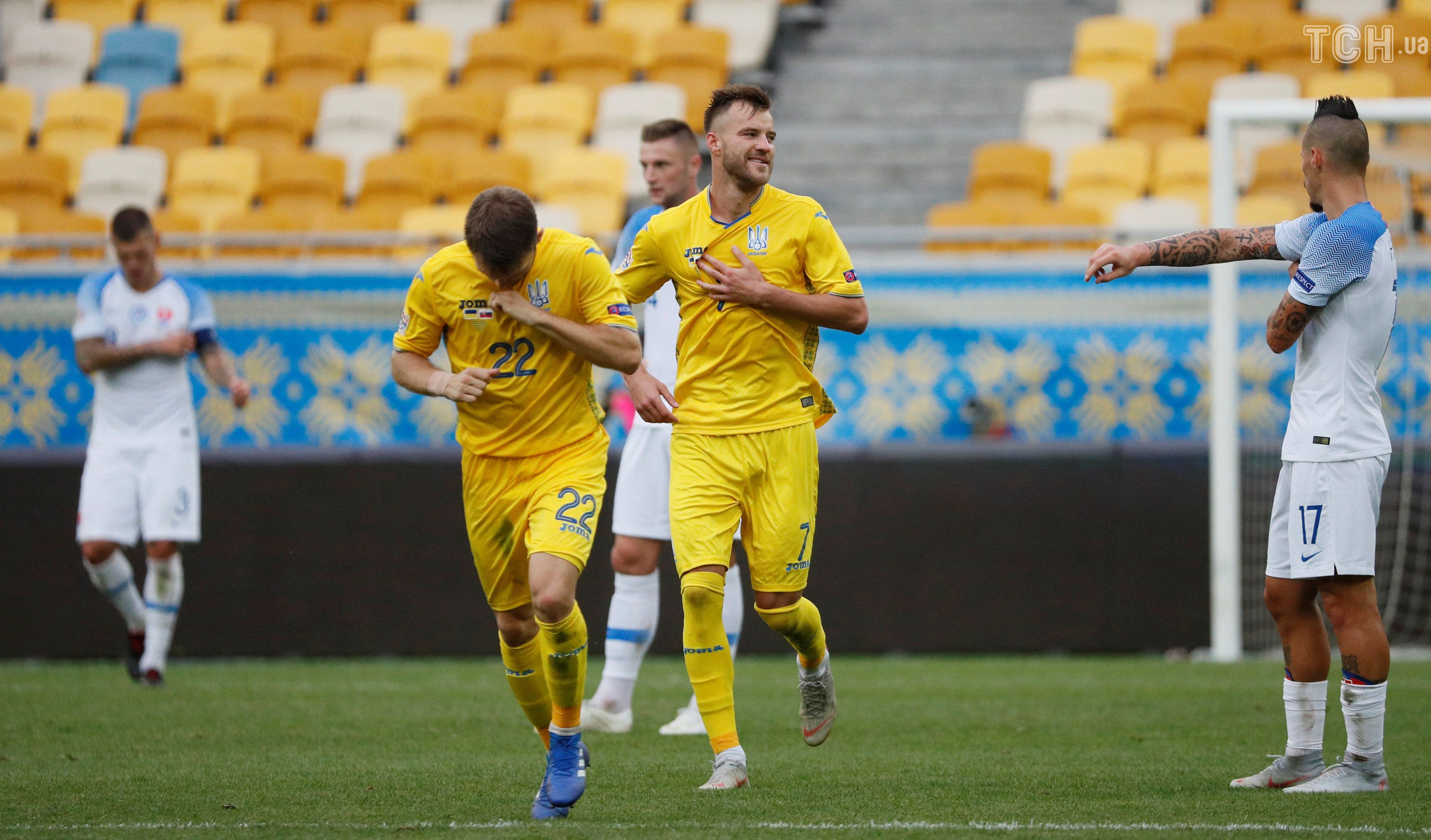 Україна - Словаччина, Ліга націй
