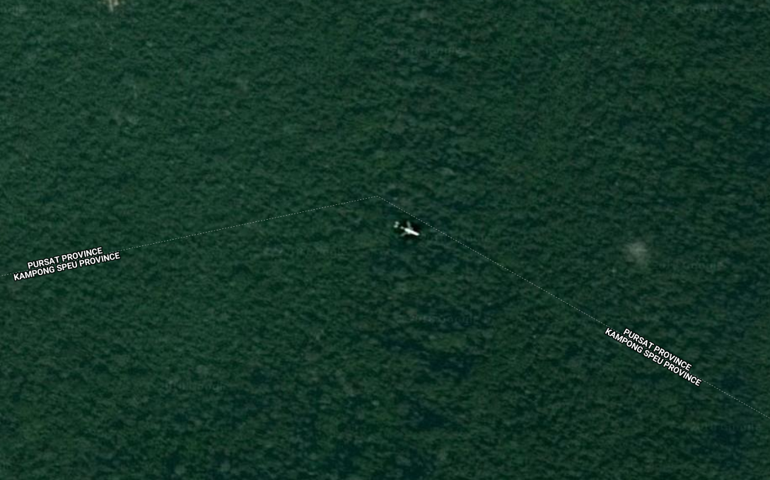 Boeing 777 на Google Maps