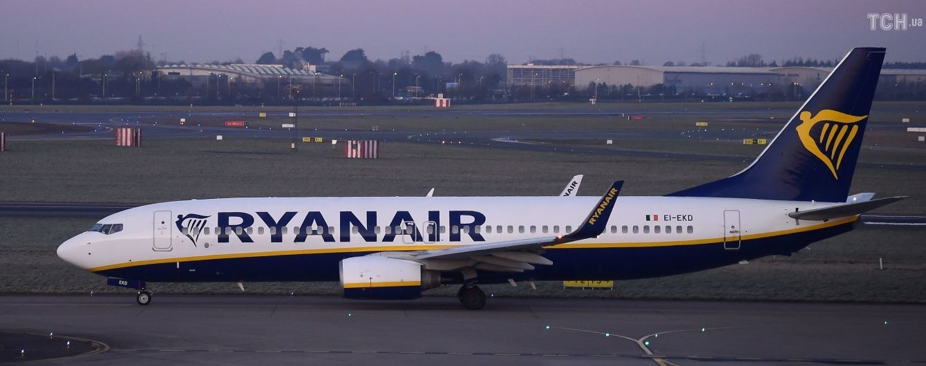 Несмотря на массовую забастовку пилотов, Ryanair не отменил первый рейс в Киев