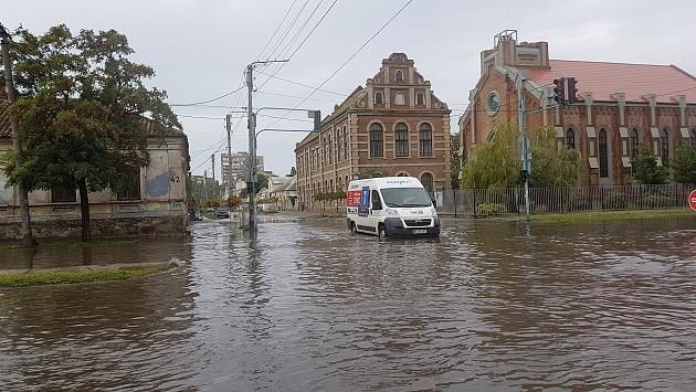 Наслідки зливи у Бердянську