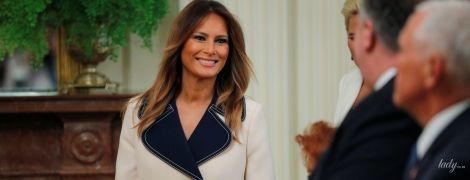 В шикарній сукні-пальті: красивий вихід Меланії Трамп