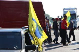 "Євробляхери" влаштували акцію протесту на кордоні з Білоруссю