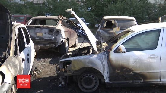 Підпал автомобілів у Києві: займання почалось з машини активіста