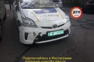 У Києві патрульний на авто протаранив аж п’ять машин