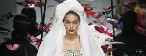 Їй личить: Джіджі Хадід вийшла на подіум в образі нареченої