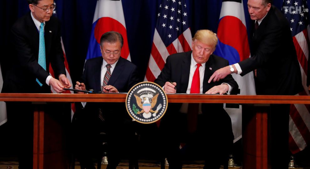 США и Южная Корея подписали соглашение о свободной торговле