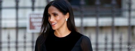 Выглядит безупречно: герцогиня Сассекская Меган в платье Givenchy приехала в Королевскую академию