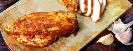 Печеная ветчина из куриных грудок