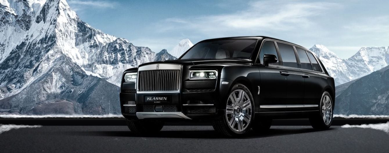 Немцы превратили роскошный Rolls-Royce Cullinan в бронированный танк
