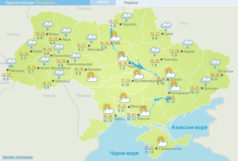 погода 02.10.2018
