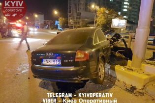 Поліцейський на "євробляхах" ледь не загинув у ДТП