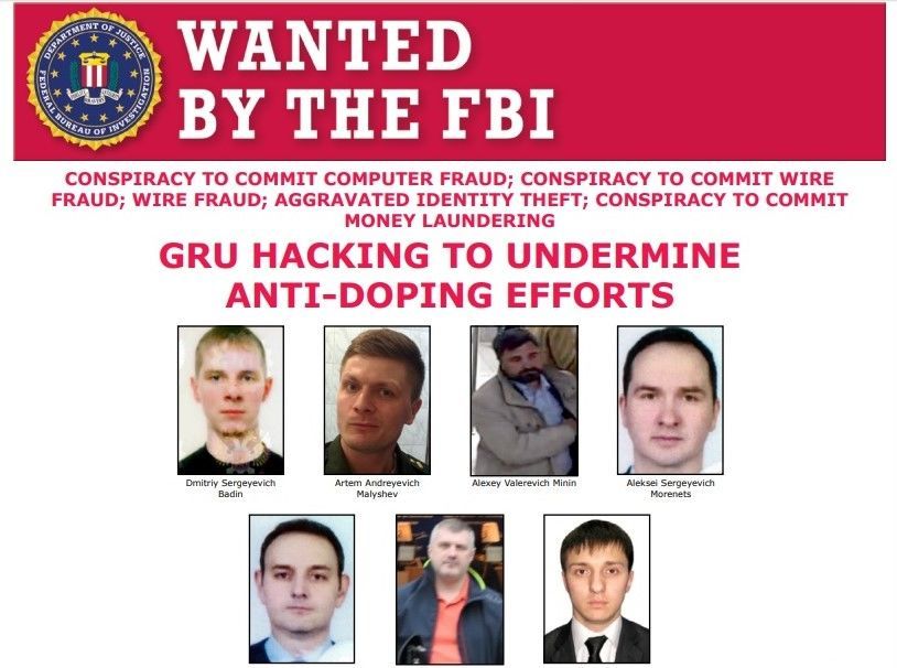 ГРУ, Розшук, ФБР