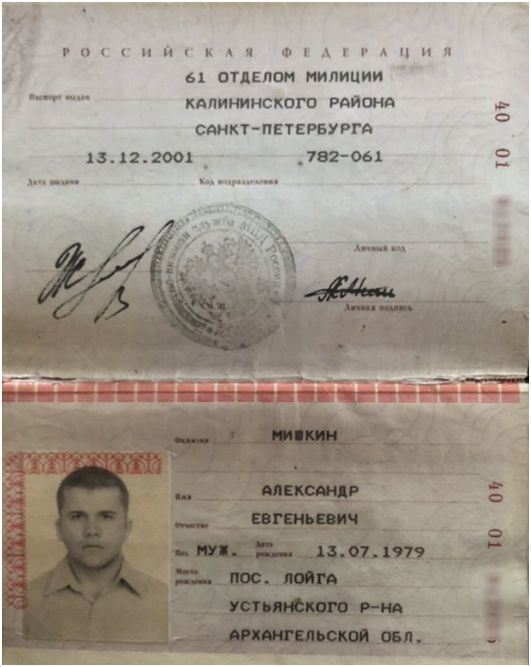 Олександр Мішкін - Петров. Паспорт