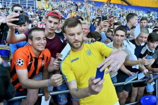 Ярмоленко визнаний найкращим гравцем збірної України в 2018 році