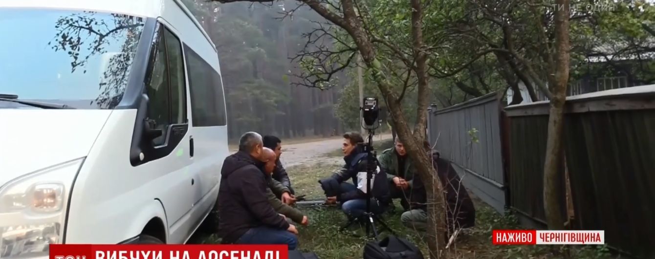 ТСН побувала майже в епіцентрі вибухів в Ічні