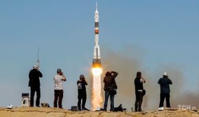 Неудачный запуск. Опубликованы фото взлета и аварийного приземления экипажа ракеты "Союз"