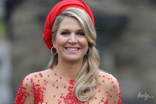 Ярко и прозрачно: королева Максима выбрала для посещения собора интересный наряд