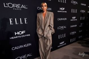 В мужском костюме и без бюстгальтера: Леди Гага на вечеринке Elle Women