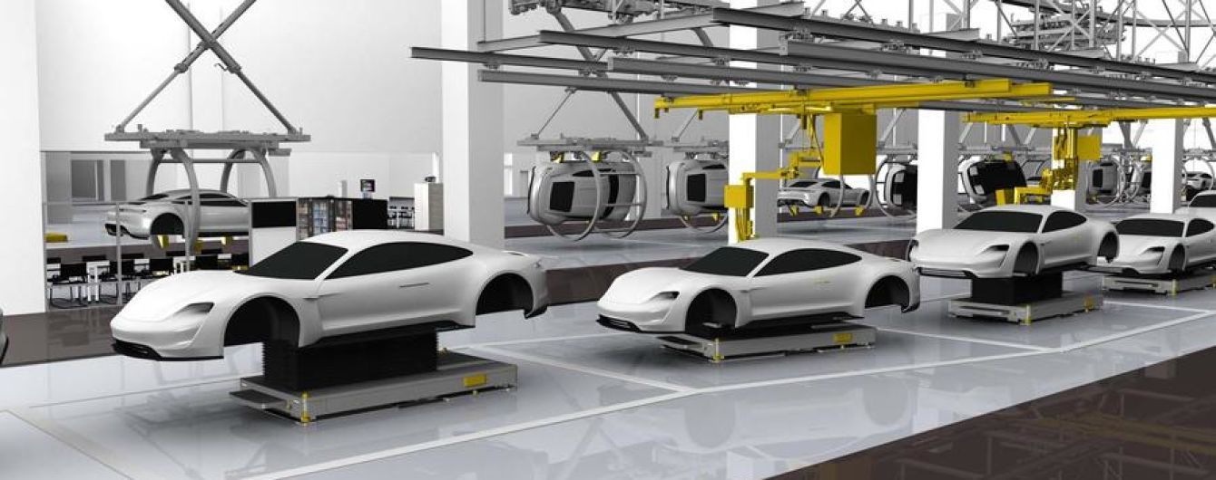 Porsche готовит производство к выпуску электрического спорткара