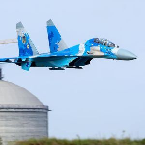 В Сети показали фото с места падения самолета Су-27 на Житомирщине