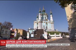 Верховна Рада передала Константинопольському Престолу Андріївську церкву