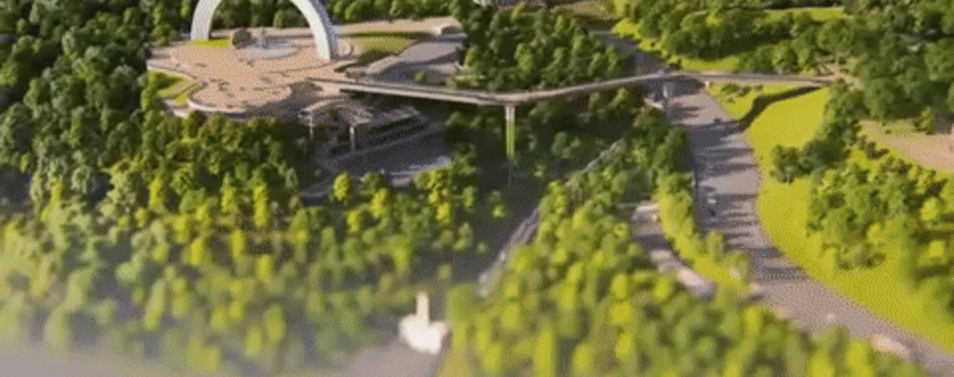 Мост между Владимирской горкой и Аркой дружбы народов откроют следующей весной. Проект