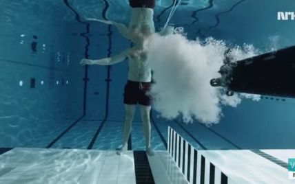 Норвезький фізик вистрілив у себе в басейні заради експерименту