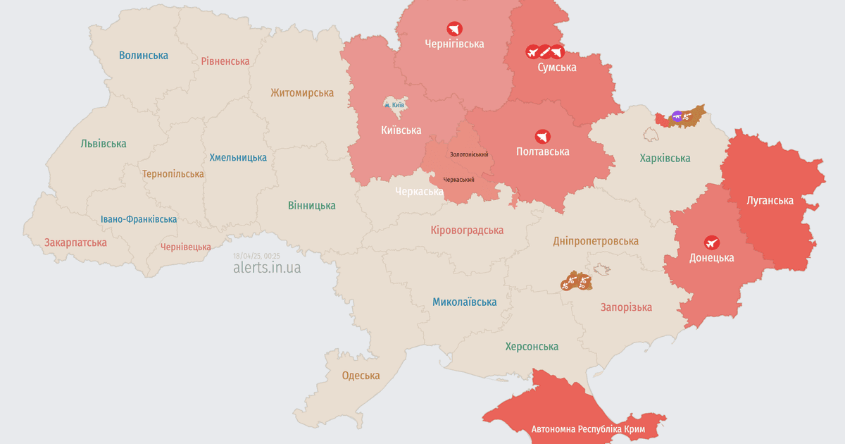 Мапа тривог