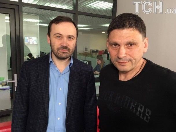 Илья Пономарев и Андрей Цаплиенко / © ТСН.ua
