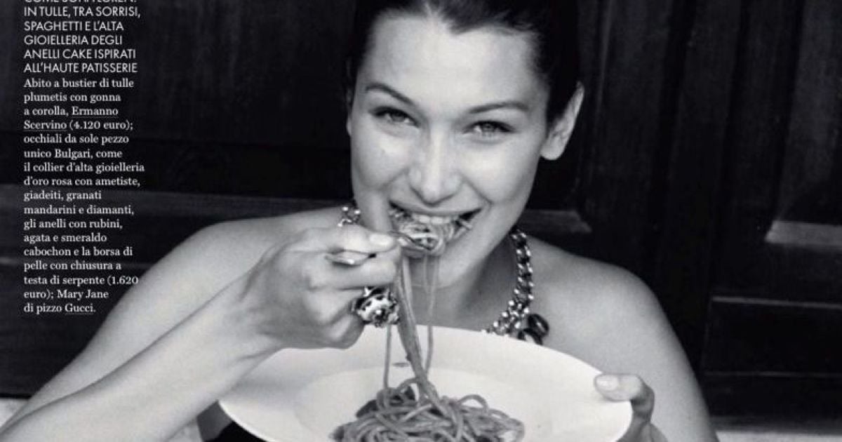 Белла Хадид в фотосете ELLE Italia