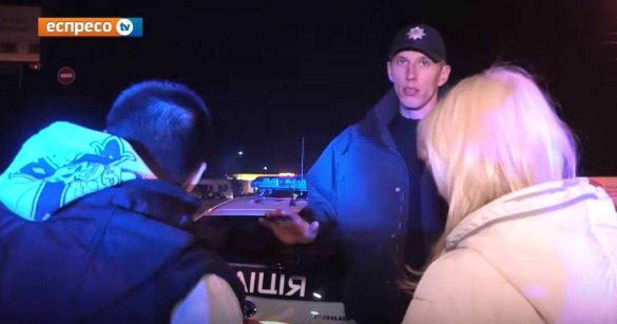 В Киеве полицейские разогнали неадекватных уличных гонщиков (видео)