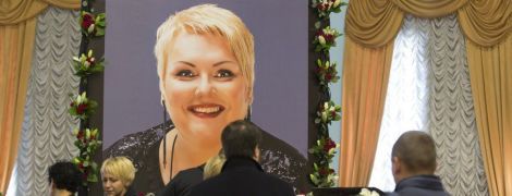 В Киеве простились с актрисой "Дизель шоу", погибшей в аварии