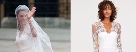 Бути, як Кейт: бренд H&M випустив сукню схожу на весільне вбрання герцогині Кембриджської