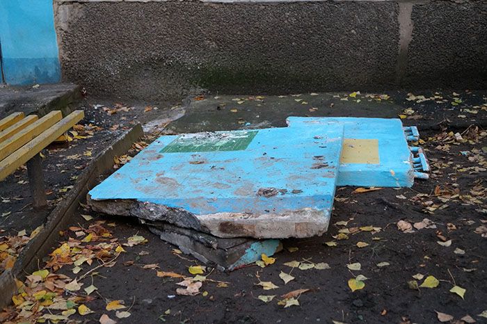 Козирьок під'їзду Краматорськ