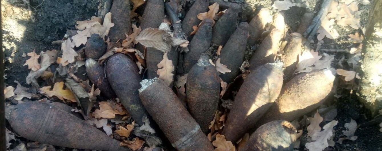 У лісах Харківщини знайли 27 снарядів часів Другої світової війни